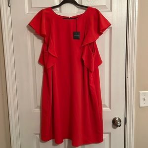 Coral Cocktail dress. Size 2X. NWT.